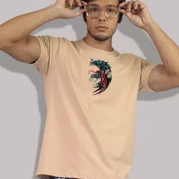 Greylongg Men Printed Pockets T-shirt image 5