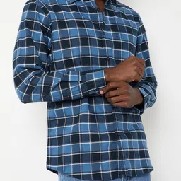 max Men Tartan Checks Checked Casual Shirt image 2