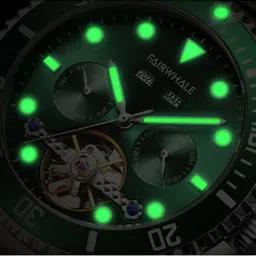 mark fairwhale Men Dial & Stainless Steel Straps Analogue Multi Function Automatic Motion Powered Watch image 2