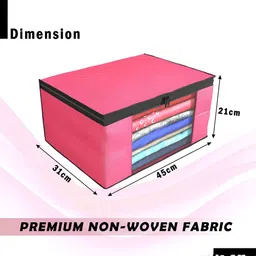 Aura Brown & Pink 4 Pieces Foldable Multi-Utility Organisers image 3