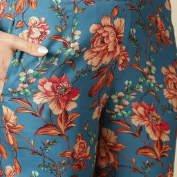 Anouk Rustic Women Floral Printed Regular Top with Trousers image 2