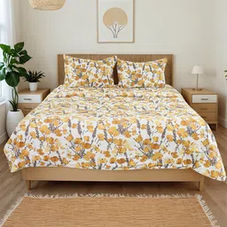 House This Yellow & White Floral Mild Winter Pure Cotton 150 GSM Single Bed Dohar-picture-29