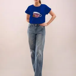 Zink London Women Printed T-shirt-image-32