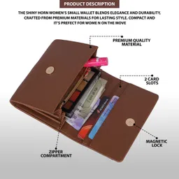 shinyhorn Casual, Formal, Party, Sports Tan Clutch image 5