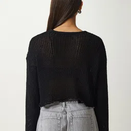 Happiness istanbul Women Crop Pullover image 3