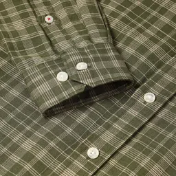 Allen Solly Men Tartan Checked Spread Collar Casual Shirt image 2