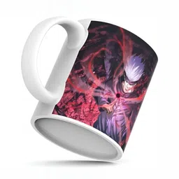 Mr UVD White & Black Graphic Printed Ceramic Matte Mug 340 ml image 2