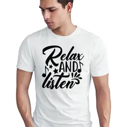 Seekbuylove Men Typography Printed Bio Finish T-shirt image 3