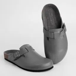 NoStrain Men Mule Cork Adjustable Buckle Slip On Shoes image 5