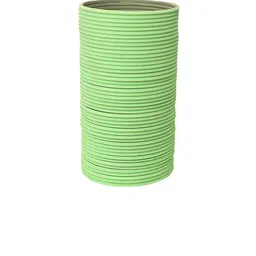 ZULKA Set of 48 Simple Matte Finish Plain Metal Bangles image 3