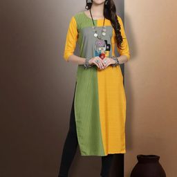 Ethnic basket Women Multicoloured Kurtas-picture-19