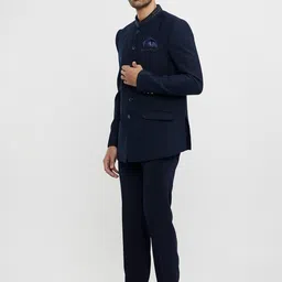 Twamev Men 3 Piece Self Design Suit Set image 5