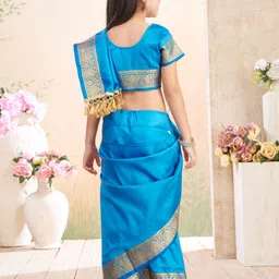 BAESD Zari Pure Silk Banarasi Saree image 5