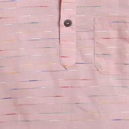 BAATCHEET Boys Striped Regular Pure Cotton Kurta with Dhoti Pants image 2