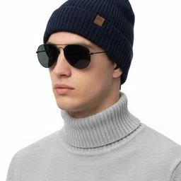 iSWEVEN Unisex Woollen Beanie image 3