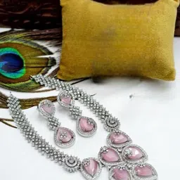 TIYARA Silver-Plated Brass Jewellery Set-picture-13