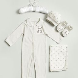 Juniors by Babyshop Infants 5-Piece Pure Cotton Baby Apparel Gift Set-picture-22