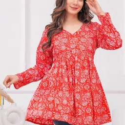 NEW RJP CRAFT Women Printed A-Line Kurti-picture-19