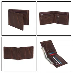 WILDAUK Men PU Two Fold Wallet image 5