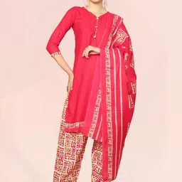 Roly Poly Women Solid Kurta with Salwar & Dupatta-image-63