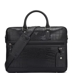 Da Milano Men Textured Leather Laptop Bag-picture-39