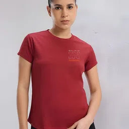 TRENDSATTIRE Typography Printed Round Neck Sports T-shirt-image-7