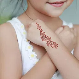 VOORKOMS Mehndi Design Stencil Sticker image 3