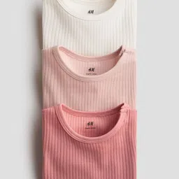 H&M 3-Pack Ribbed Bodysuits image 2