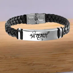 M Men Style Men Handcrafted Silver-Plated Cuff Bracelet-picture-36