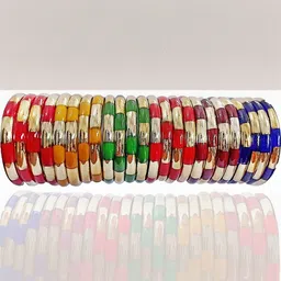 SAVORADE Set Of 24 Gold Plastic Bangle-picture-24