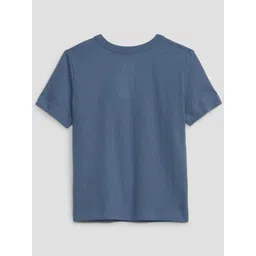 GAP Boys Graphic Printed Round Neck Cotton T-shirt image 3