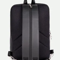 alt by zouk ZOUK Unisex Brand Logo Ergonomic Strap Olina Daypack - Jet Black Backpack image 3