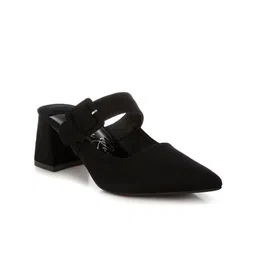 London Rag Women Block Heel Pumps with Buckles-image-59