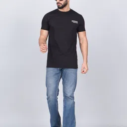 WILD ELEPHANT Pack Of 2 Typography Printed Cotton T-shirts image 2