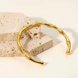 CLEO BE BOLD BE YOU Women Gold-Plated Cuff Bracelet image 4