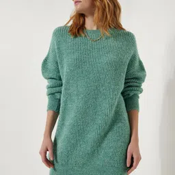 Happiness istanbul Women Ribbed Pullover-image-25