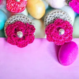 INSTOOK Artificial Beaded Floral Shaped Studs-picture-22