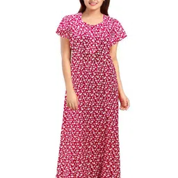 PR PINK ROYAL Printed Maxi Nightdress-picture-18