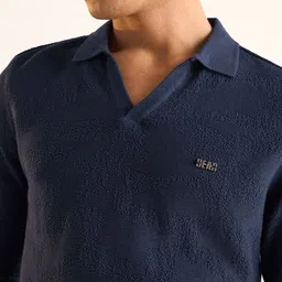 THE BEAR HOUSE Men Polo Collar Slim Fit T-shirt image 5