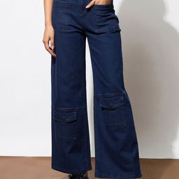 SASSAFRAS Women Bootcut High-Rise Jeans-picture-20
