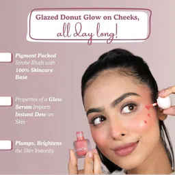 LAMIOR Cheek Dew Strobe All Day Lasting Blush 4.5 ml - Bloom image 3