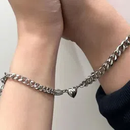 Teeragaj Set Of 2 Stainless Steel Wraparound Bracelets-image-1