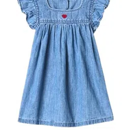 trooking fashions Baby Ruffeled Denim Dress-picture-23