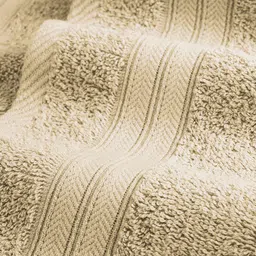 Layers Be Bold Cream-Colored 2 Pieces Pure Cotton 450 GSM Hand Towels image 3