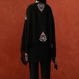 QSH Women Embroidered Regular Kurta with Trousers & Dupatta image 4