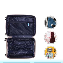 Polo Class Unisex Crown Series Textured Hard-Sided Medium Trolley Bag image 5