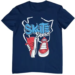 TeeSlix Boys Printed Cotton Round Neck Tshirts-picture-11