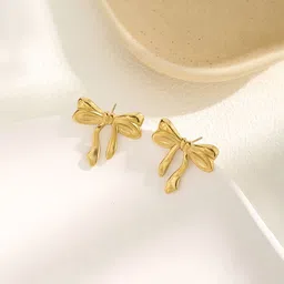 Designs & You Stainless Steel Gold-Plated Studs image 5