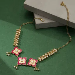 TEEJH Gold-Plated Handcrafted Necklace-picture-18