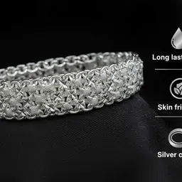 gvlv Alloy Silver Coated Bracelet image 5
